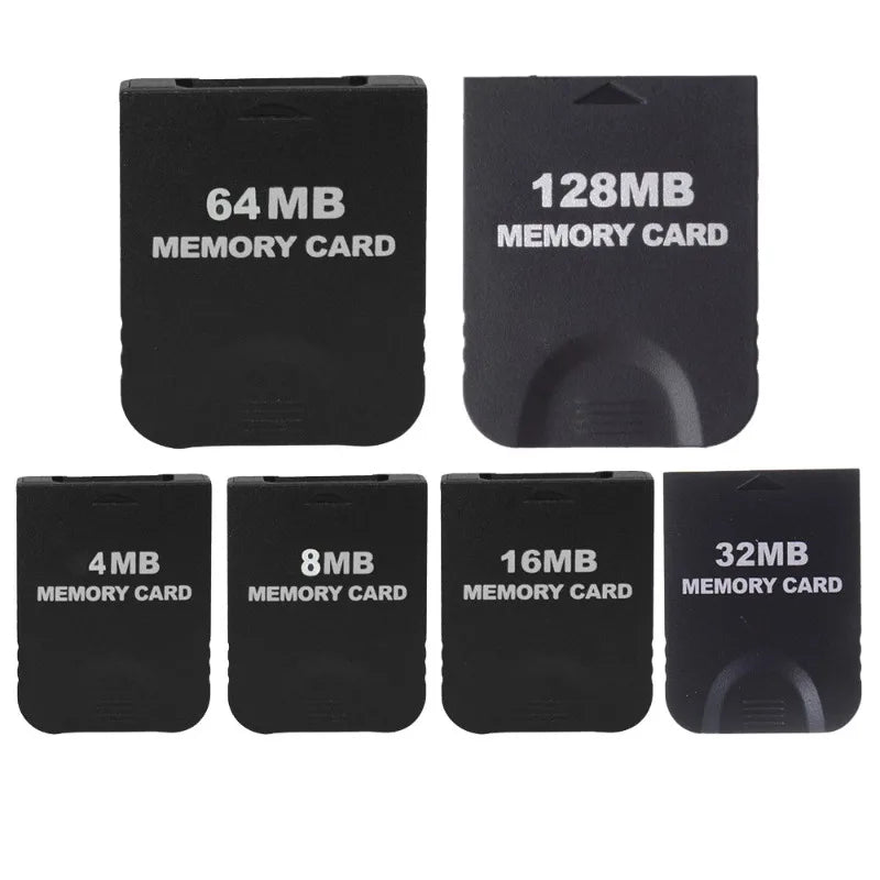 4MB 8MB 16MB 32MB 64MB 128MB Game Data Storage Card for NGC GameCube Console Memory Card for Wii Game Card Memory Stick Pi-Mart