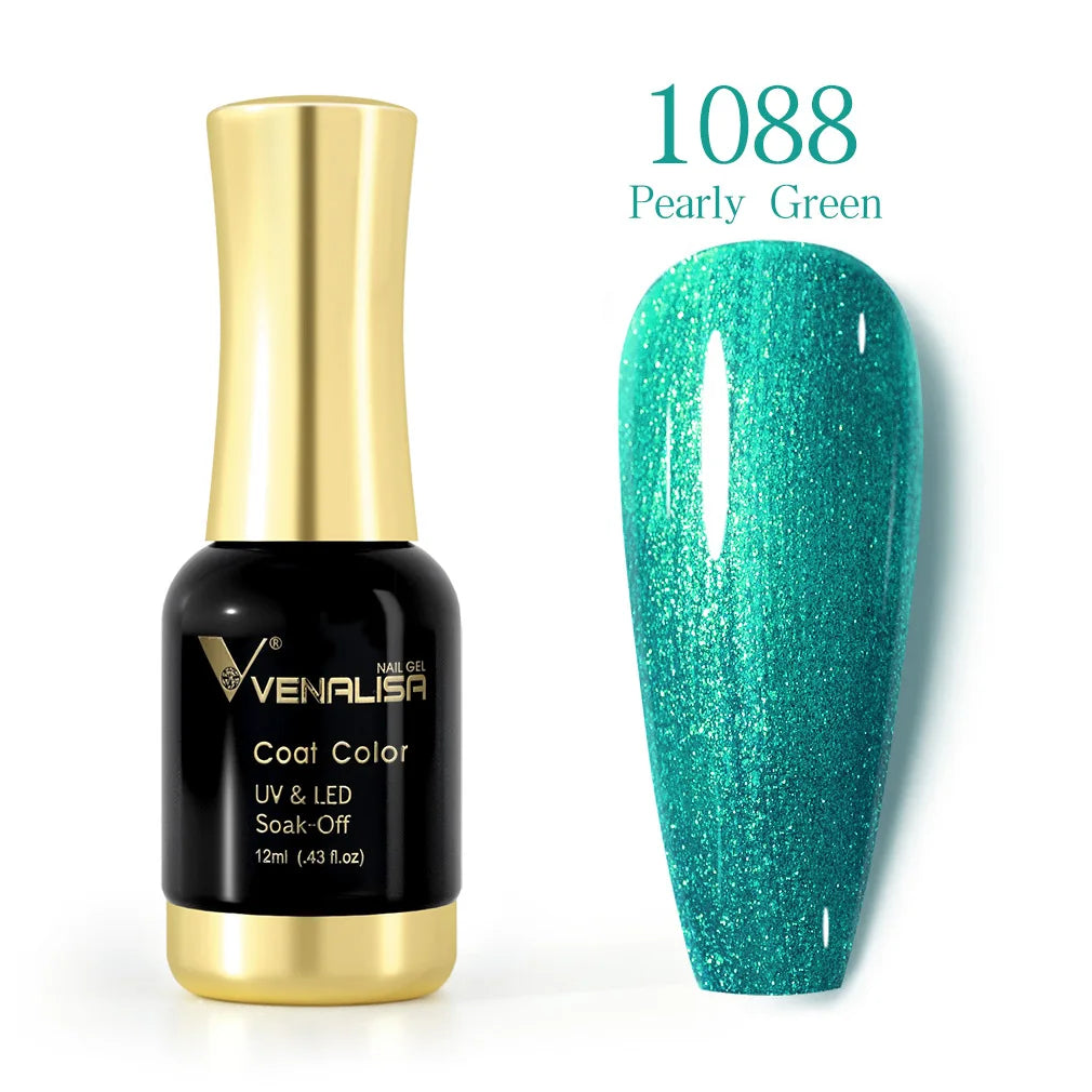VENALISA Nail Gel Varnish TPO FREE Soak Off UV LED Organic Odorless Enamels Nail Art Colors 12ml 120Colors UV Gel Nail Polish Tri Light Beauty