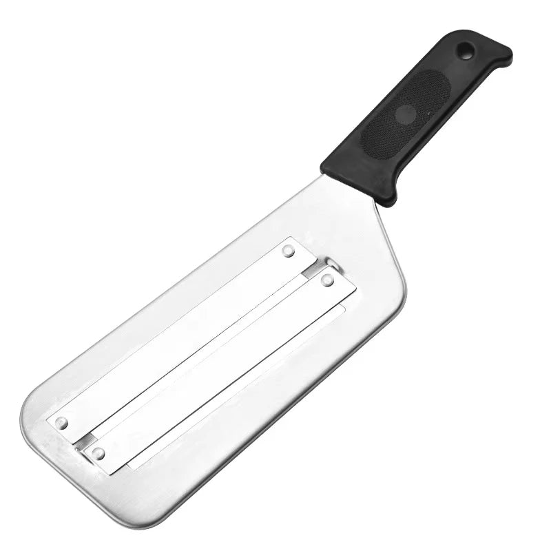 Stainless Steel Cabbage Shredder Slicer with Dual Blades, Handheld Vegetable Shredding Tool for  Salad Making Kitchen Pi-Mart