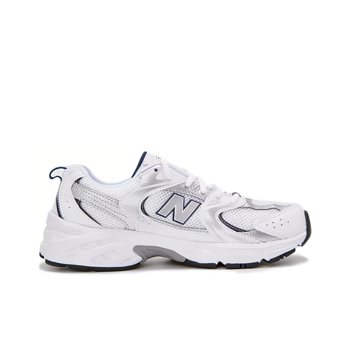 New Balance NB 530: Snug Fit, Comfortable, Cushioned, and Durable Women's Low-Top Casual Shoes in White GR530SB1 Pi-Mart