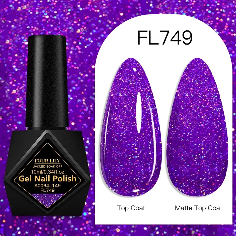 10ml Gel Nail Polish 162 Colors Nail Supplies Vernis Semi Permanent Nail Art Manicure Soak Off LED UV Gel Nail Varnishes Summer Tri Light Beauty
