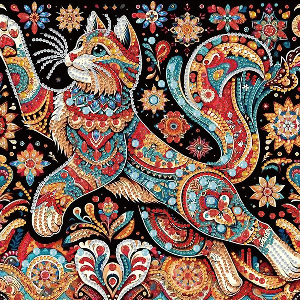 5D DIY Partial Special Shaped Drill Diamond Painting Kit Animal Decoration Pi-Mart