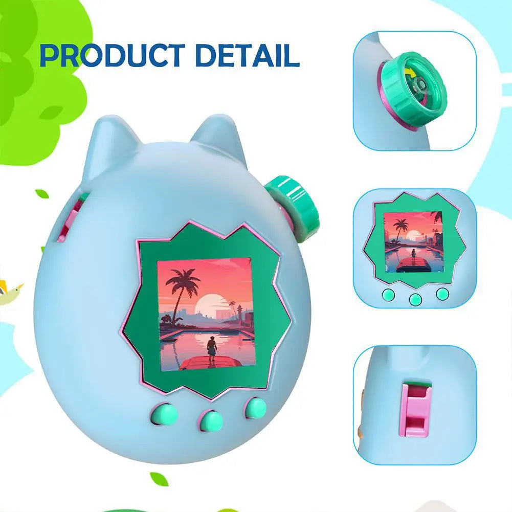 For Tamagotchi Paradise Silicone Full Cover Case Non-Slip Liquid Silicone Cute Protective Cover Soft Shell Game Accessories Pi-Mart