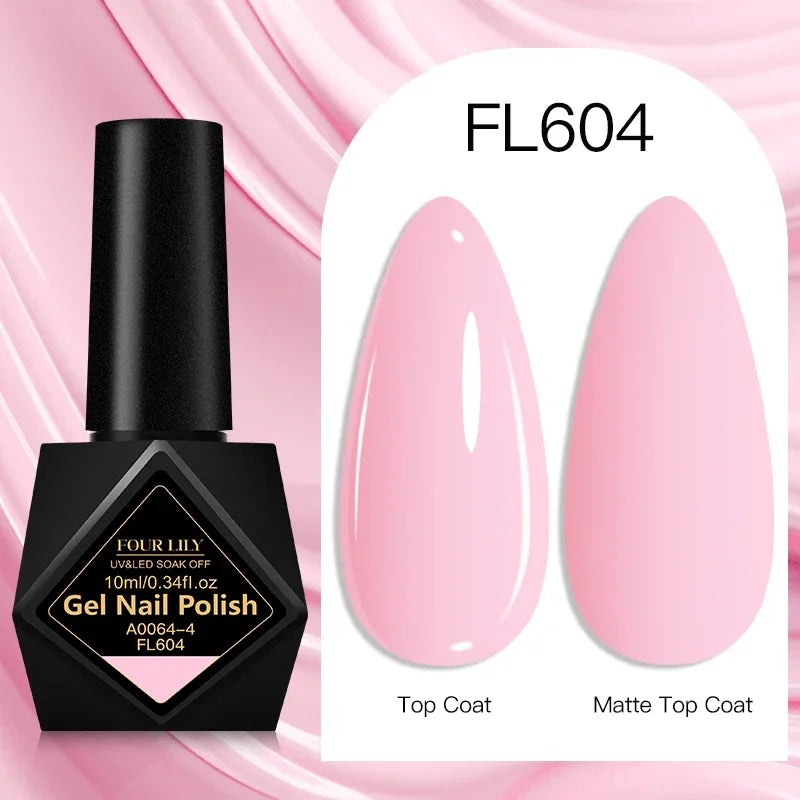 10ml Gel Nail Polish 162 Colors Nail Supplies Vernis Semi Permanent Nail Art Manicure Soak Off LED UV Gel Nail Varnishes Summer Tri Light Beauty