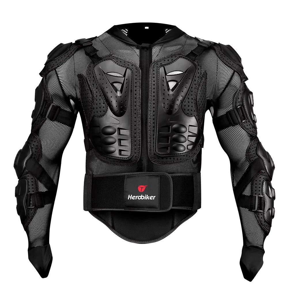 5XL Motorcycle Jackets Men's Full Body Armor Protection Jackets Motocross Enduro Racing Moto Protective Equipment Clothes LadyShow.Store