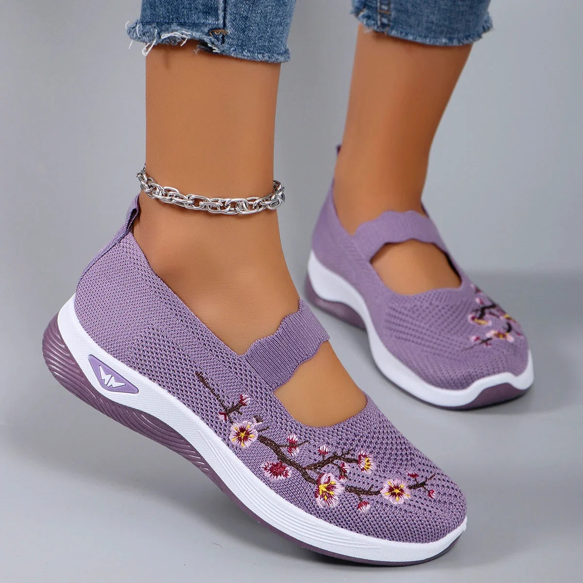 Women's summer breathable mesh flat shoes women's shoes casual sports shoes, clearance free shipping LadyShow.Store