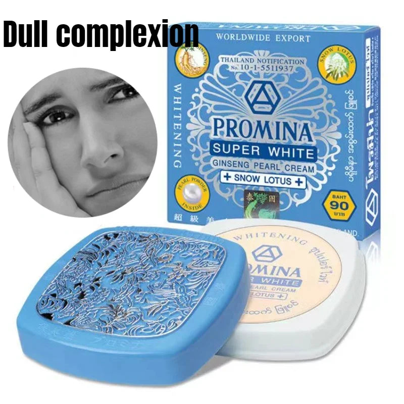 Ginseng Pearl Rejuvenating Cream Brightens Skin Skin Moisturizing Diminishes Fine Lines and Spots Cream Base Makeup Pi-Mart