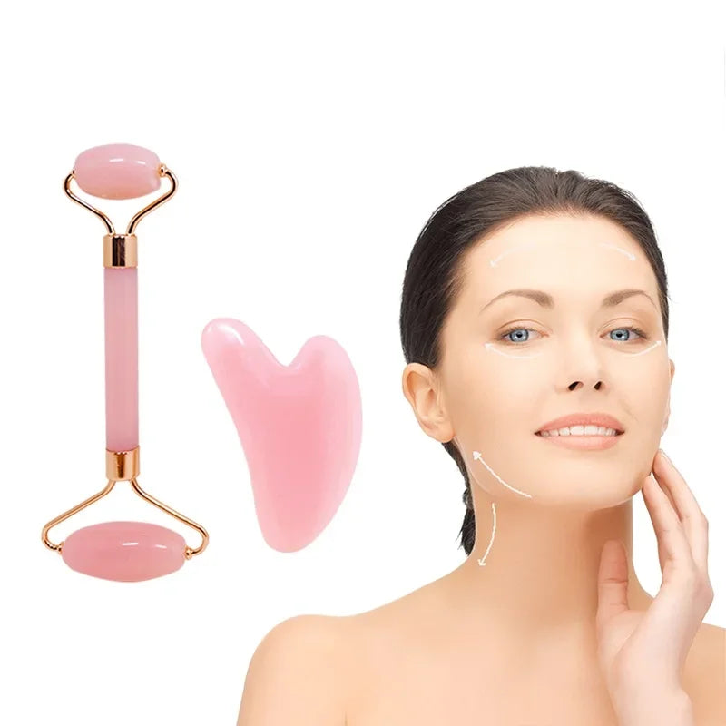 Facial Massager Roller V Shape Double Chin Reducer Lifting Tightening Face Tool Tri Light Beauty