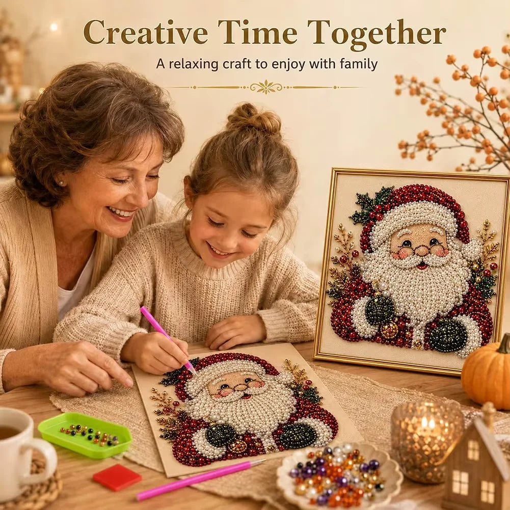 Originality Diamond-Painting Kit Holiday Pearl Diamond-Painting Art DIY Assembly Craft Activity Home Decor Christmas Gifts Pi-Mart