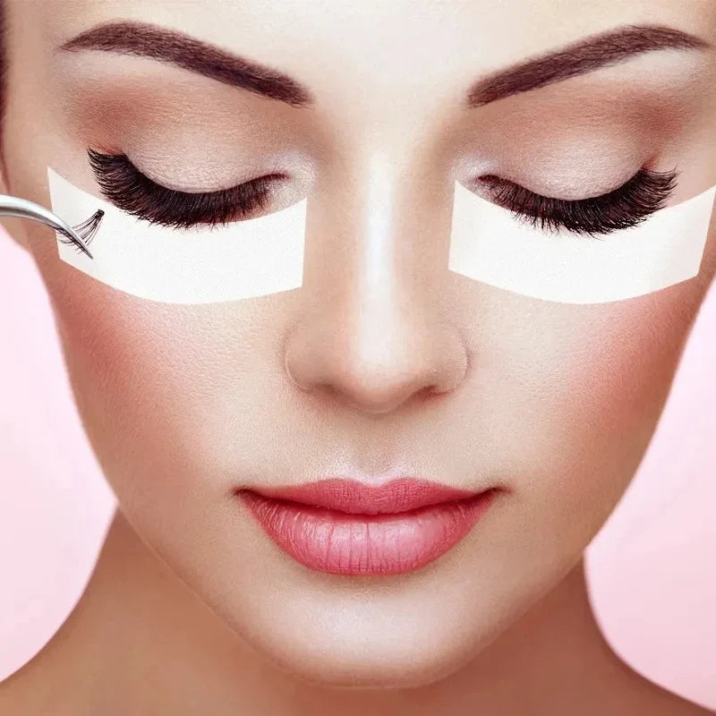 110Pcs Micro Foam Eyepad Painless Lash Supplies PE Foam Eye Patch Easy Remove Tape Makeup Stickers Under Eyelash Pad Patch Pi-Mart