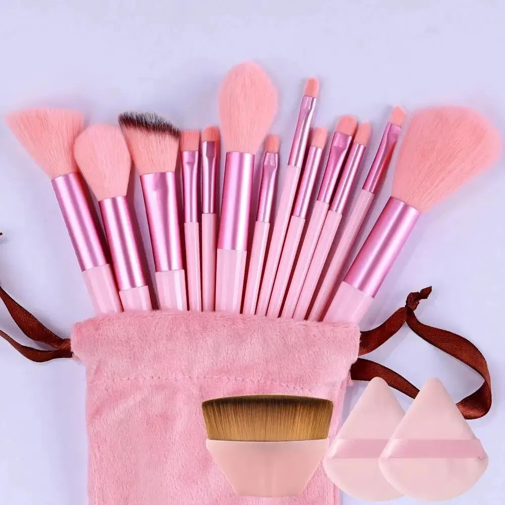 Makeup Brush Set Soft Fluffy Professiona Cosmetic Foundation Powder Eyeshadow Kabuki Blending Make Up Brush Beauty Tool Makeup Tri Light Beauty