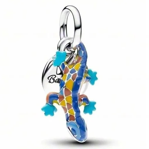 DSN 925 Silver King Of The Grasslands 2026 Charm Beads Pendant Fits Bracelet Necklace DIY Women Festival Party Jewelry Gifts Pi-Mart