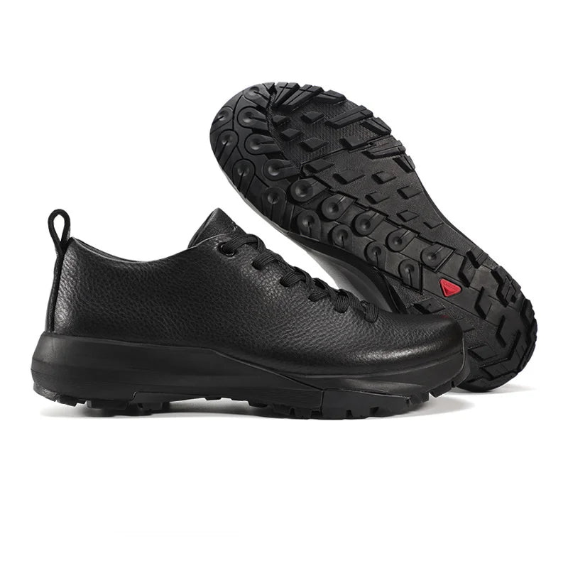 Men Sports Running Shoes Outdoor Walking Soft Casual Sneakers Fashion Designer Genuine Leather Sneaker Waterproof Shoes Men Pi-Mart