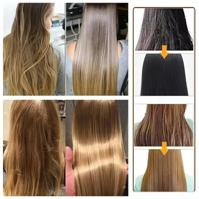 Rice Magic Keratin Hair Mask 5 Seconds Repair Damaged Frizzy Hair Soft Smooth Shine Moisturizing Nourishing Hair Root Care Tri Light Beauty