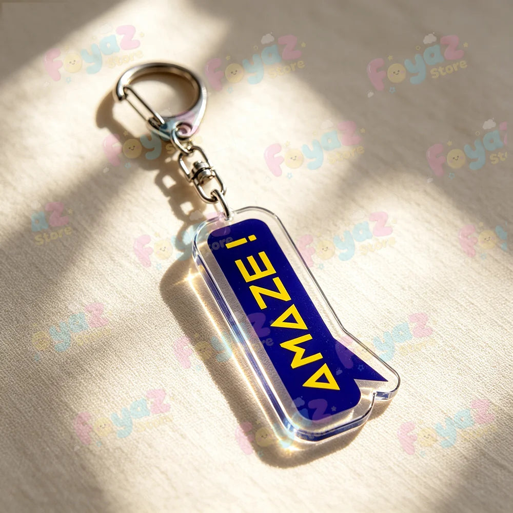 Rocky Amaze Amaze Keychains for Accessories Bag Charm Project Hail Mary Mission Crest Keyrings Jewelry Fans Gifts Pi-Mart