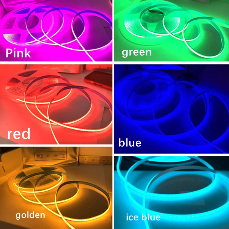 PIR Induction Dimmable 5V USB Adjustable COB Light Strip Motion Sensor Night Light Bathroom, Bedroom, Bed TV Lighting Decoration Pi-Mart