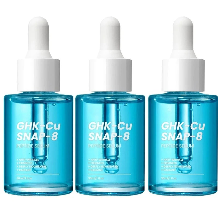 Premium GHK-Cu Copper Peptide SNAP-8 Anti-Aging Essence Fade Fine Lines Lifting Firming Hydration Boost Collagen All Skin Types Pi-Mart