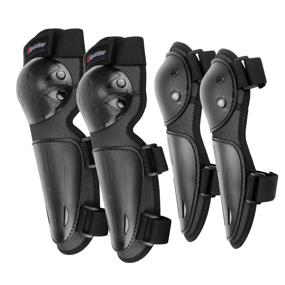 Kid's Motorcycle Armor Vest Protection Motocross Body Armor Jacket Protective Armors Riding Kneepads Moto Full Armor Children LadyShow.Store