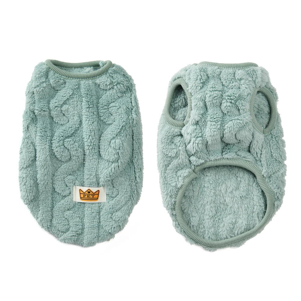 Soft Cozy Cat Clothes Autumn Winter Warm Fleece Sweatshirt for Small Dogs Puppy Kitten Jacket Coat Pet Sphynx Costume Sweater Pi-Mart