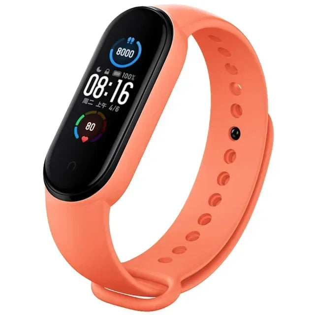 Watch Strap For Xiaomi Mi Band 7 6 5 4 3 Wristband Silicone Bracelet Wrist Straps MiBand 3/4 band5 band6 Smartwatch Accessories LadyShow.Store