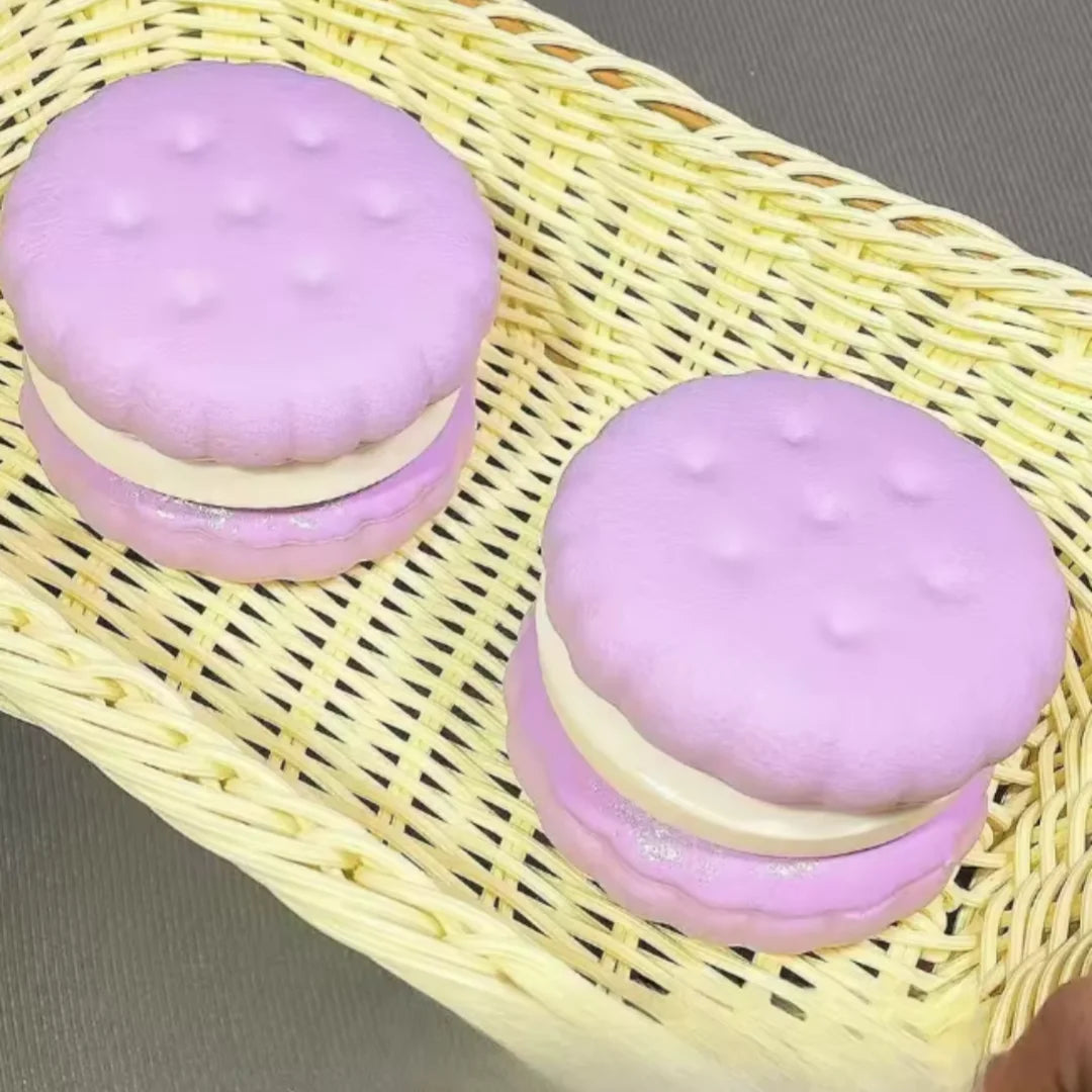 Squishy Simulated Cake Squeeze Toy Stress Relief Slow Rising Sensory Fidget Toys for Anxiety ADHD Autism Adults ASMR Fun Pi-Mart