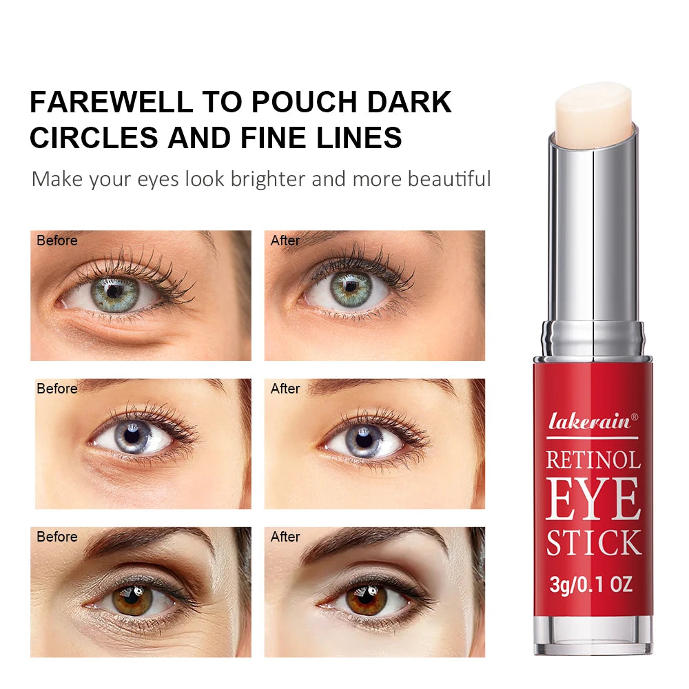 Retinol Eye Cream Lightening Dark Circles Firming Skin Instant Eye Repair Serum Stick for women Women Eyes Care Pi-Mart