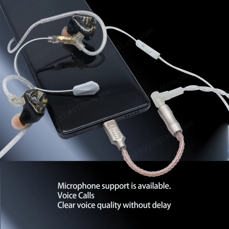 GraveAudio DA06 CX31993 HiFi USB DAC Type C To 3.5mm Headphone Amplifier Audio Decoder IEM AMP Mobile Phone Adapter Pi-Mart