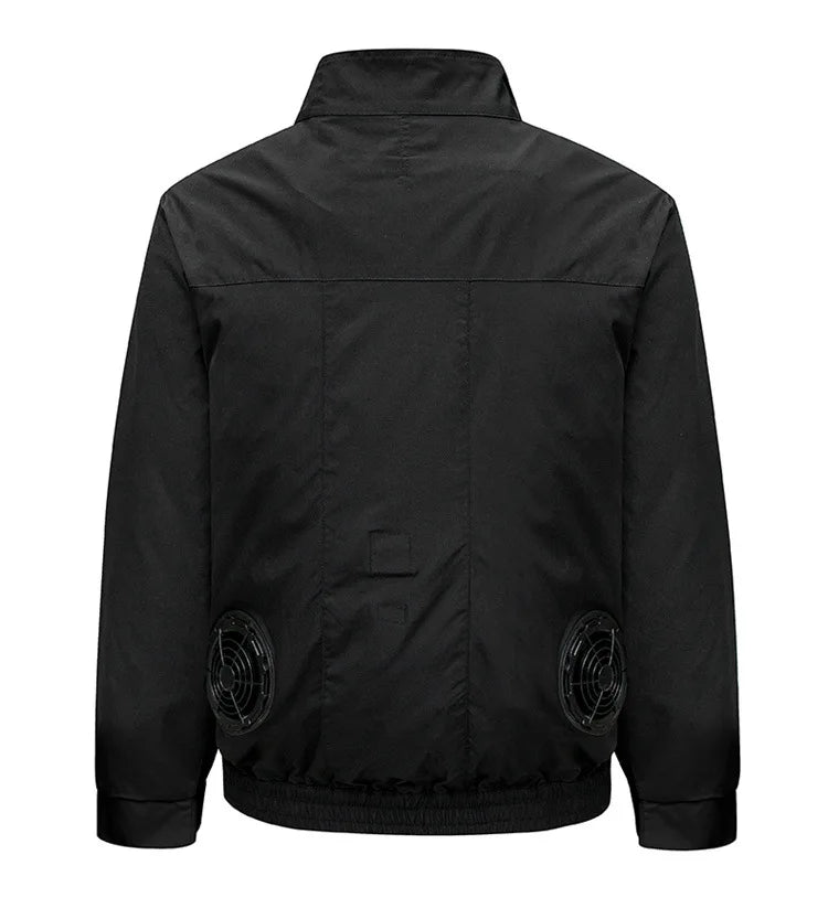 Cooling Air Conditioning Clothes with Fan Outdoor Charging Summer Cooling Welding Labor Overalls Men Pi-Mart