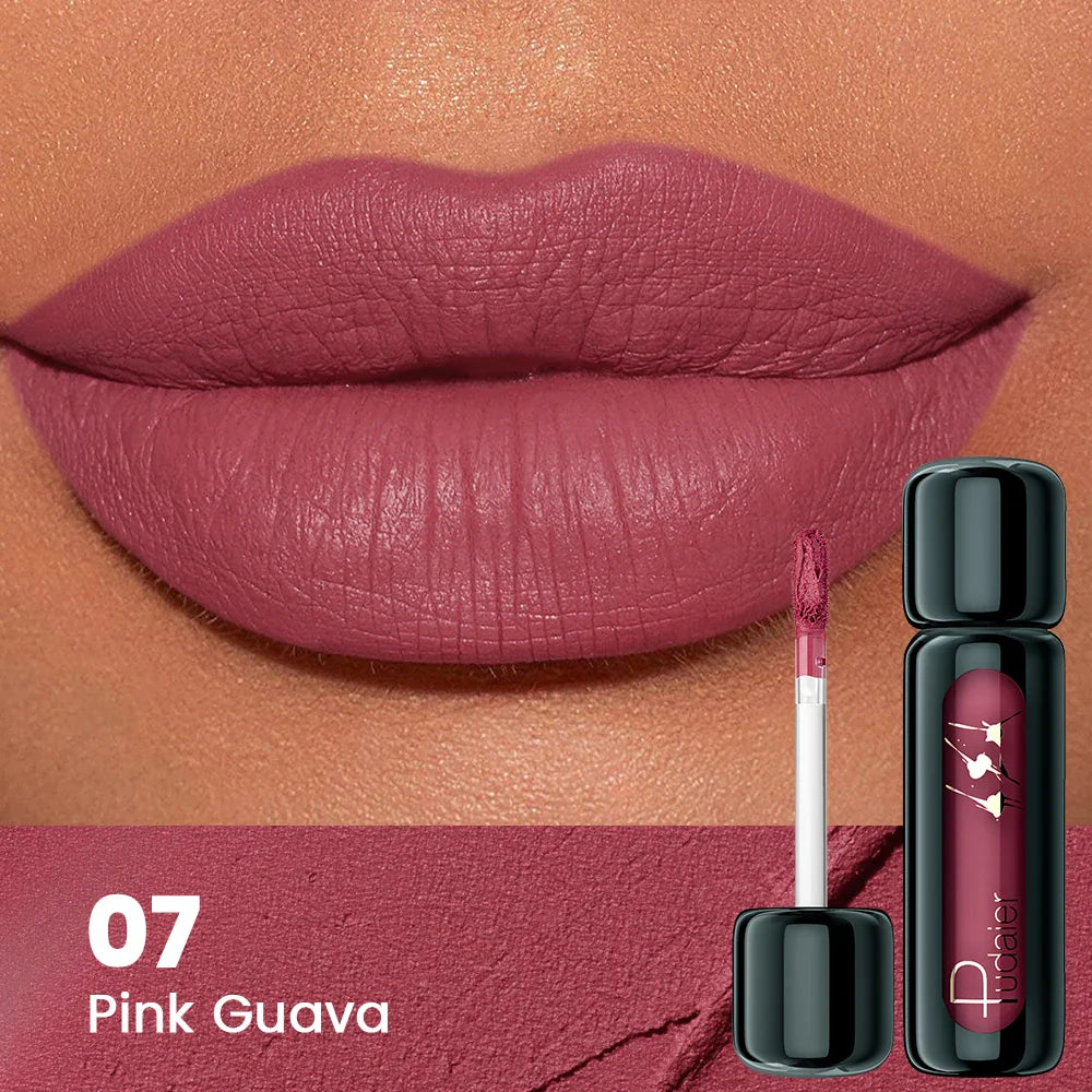 1pc Matte Velvet Lip Gloss, Highly Saturated Liquid Lip Mud, Non-Stick Long Lasting, All Skin Tones Compatible,Mother's Day Gift LadyShow.Store