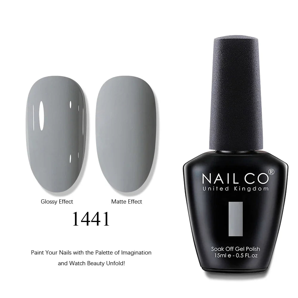 NAILCO 15ml Brown Nails Art Red Color Gel Nail Polish Semi-permanent UV Gel Polish Coffee Manicure Chocolate Hybrid Nail Varnish Tri Light Beauty