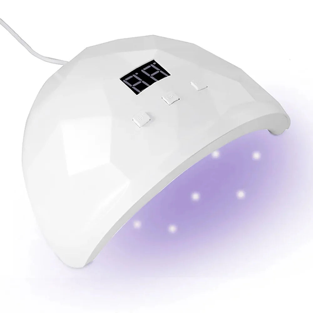 LULAA Nail Dryer Lamp UV Light For Nails Eyes Protection UV Lamp for Gel Nails Gel Nail Polish Curing Dryer Home Salon Tool Tri Light Beauty