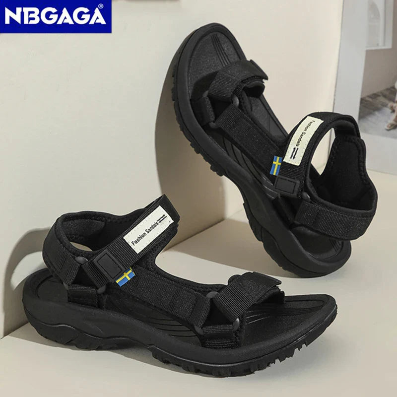 Classic Summer Flat Women's Sandals Simple Beach Sandals Outdoor Casual Sport Sandals Shoes LadyShow.Store