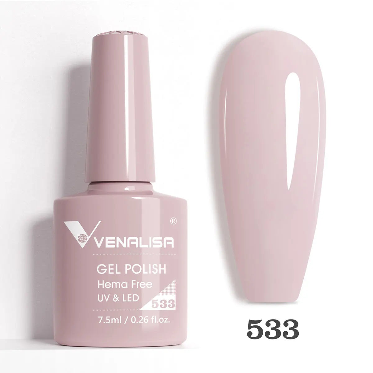 Venalisa HEMA TPO FREE Nail Gel Polish Glitter Gorgeous Full Coverage Soak Off UV LED French Nail Jelly Pink Nude Collection Tri Light Beauty