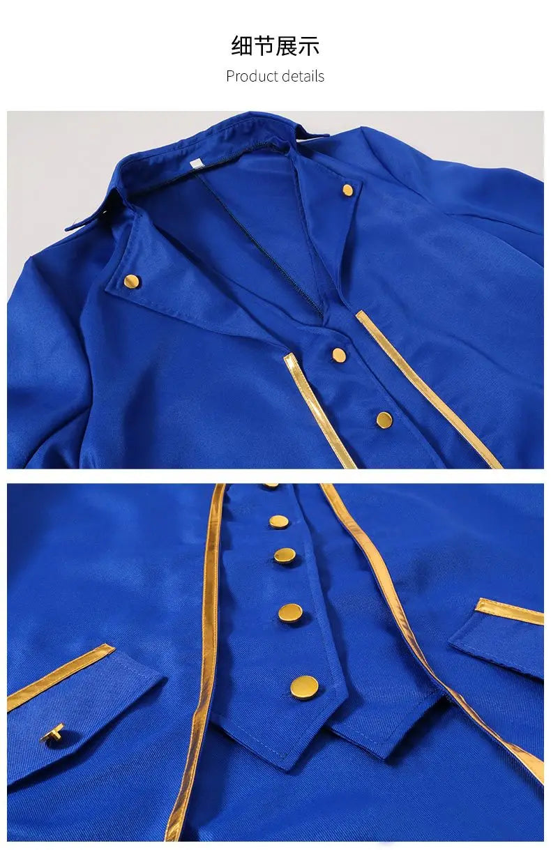 Men's Classic Medieval Vintage Tailcoat Halloween Cosplay Victorian Renaissance Style Steampunk Medieval Jacket Costume Pi-Mart