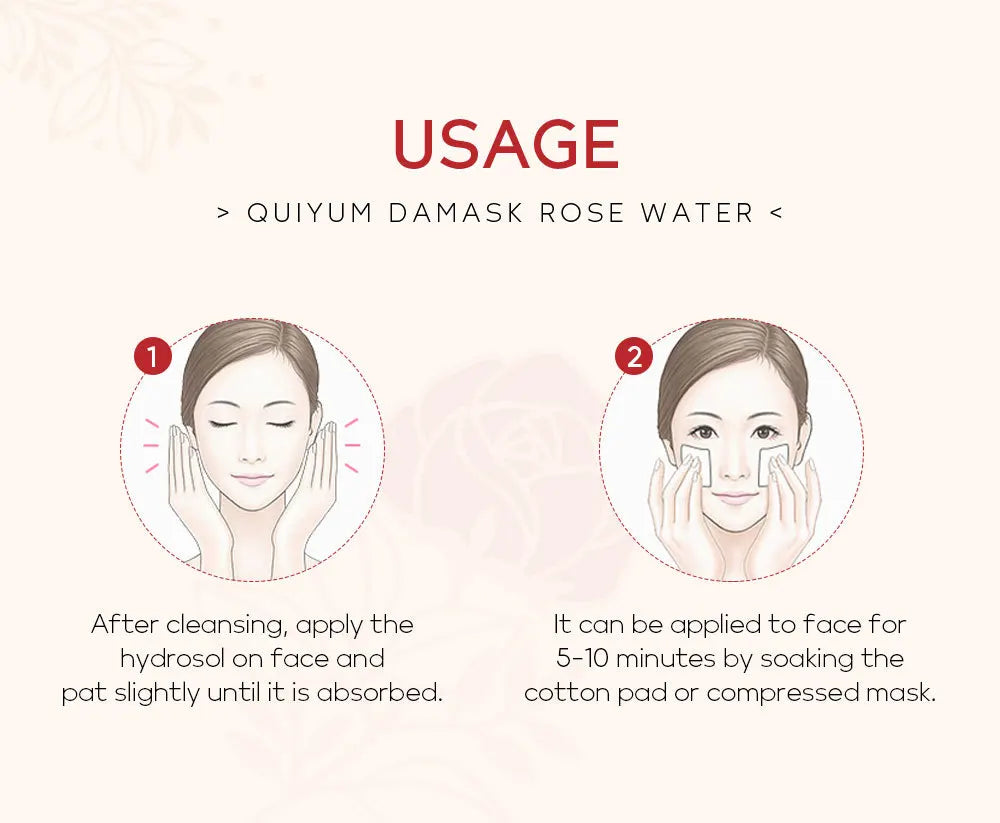 Face Care Rose Water Nourishing Skin Improve Dullness Anti Aging Facial Toner Damask Korean Skincare Products 100ml Pi-Mart