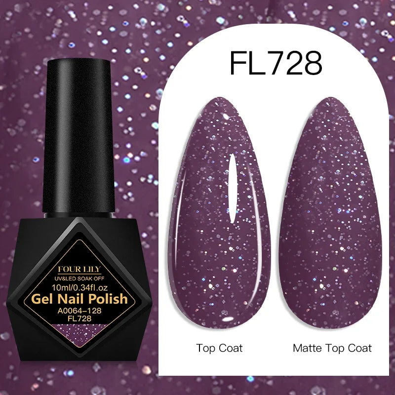 10ml Gel Nail Polish 162 Colors Nail Supplies Vernis Semi Permanent Nail Art Manicure Soak Off LED UV Gel Nail Varnishes Summer Tri Light Beauty
