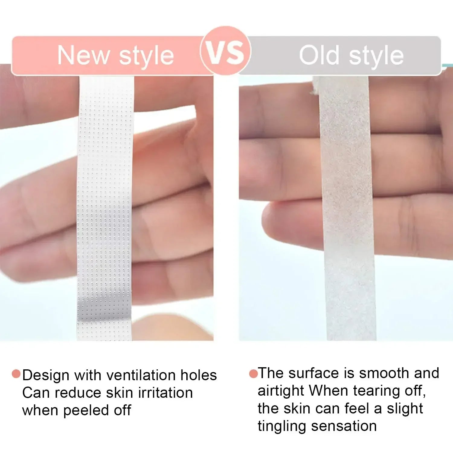2/3/5 /6Rolls Lint Free Under Eye Pads Breathable Insulating Tape for Eyelash Extension  Non-woven Tape Paper Eyelash Patch LadyShow.Store