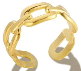 High End Waterproof Hollow Stainless Steel Finger Ring Trendy for Women Personalize Jewelry Wholesale Pi-Mart