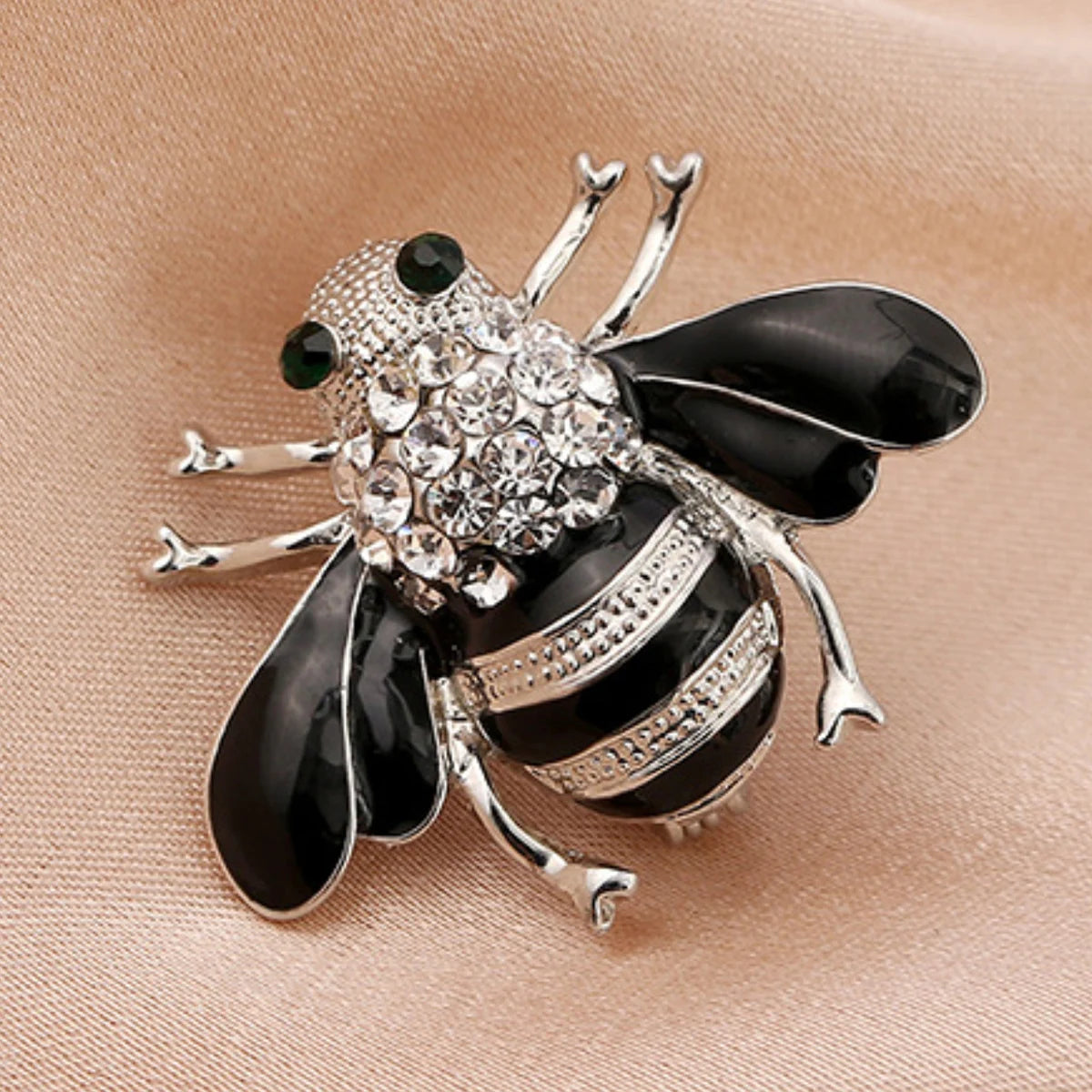 1PC Women's Fashion Trend Personalized Imitation Pearl Bee Brooch Pin Jewelry Suitable for Outdoor Dating, Party, Festival Gifts Pi-Mart
