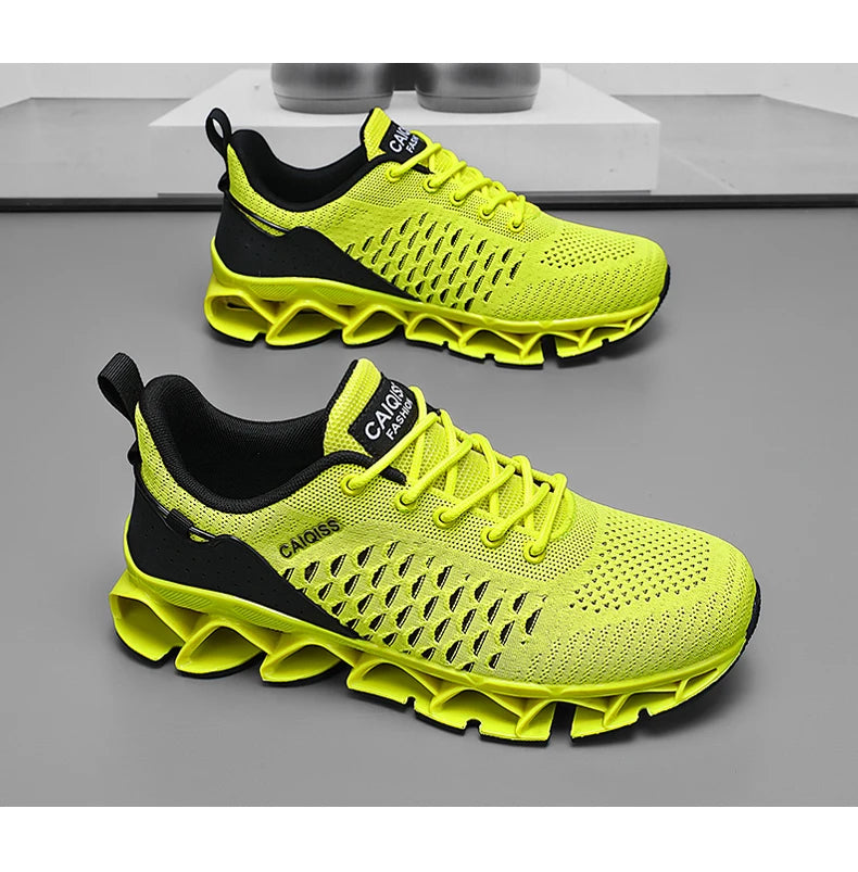 Casual Sneakers Mens Shock-absorb Running Shoes Lightweight Breathable Sports Shoes for Men 2026 New Trendy Gym Trainers for Man Pi-Mart