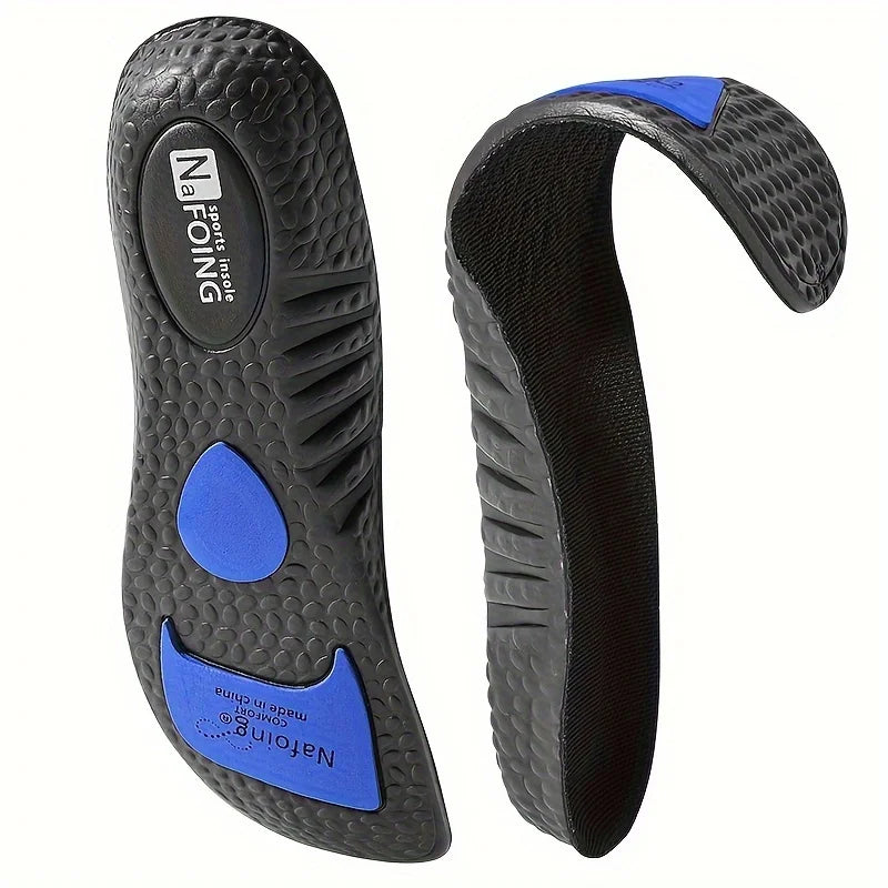 1 Pair Sports Insoles Elastic Running Insole For Shoes Arch Support Insole Absorption Deodorant Breathable Insoles LadyShow.Store