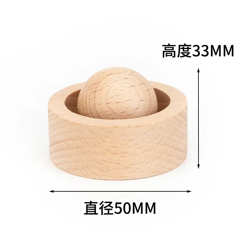 Car Wooden Essential Oil Diffusers-Spherical Design Natural Fragrance Dispersion Bedroom Decor Diffuser Car Home Room Fragrance Pi-Mart