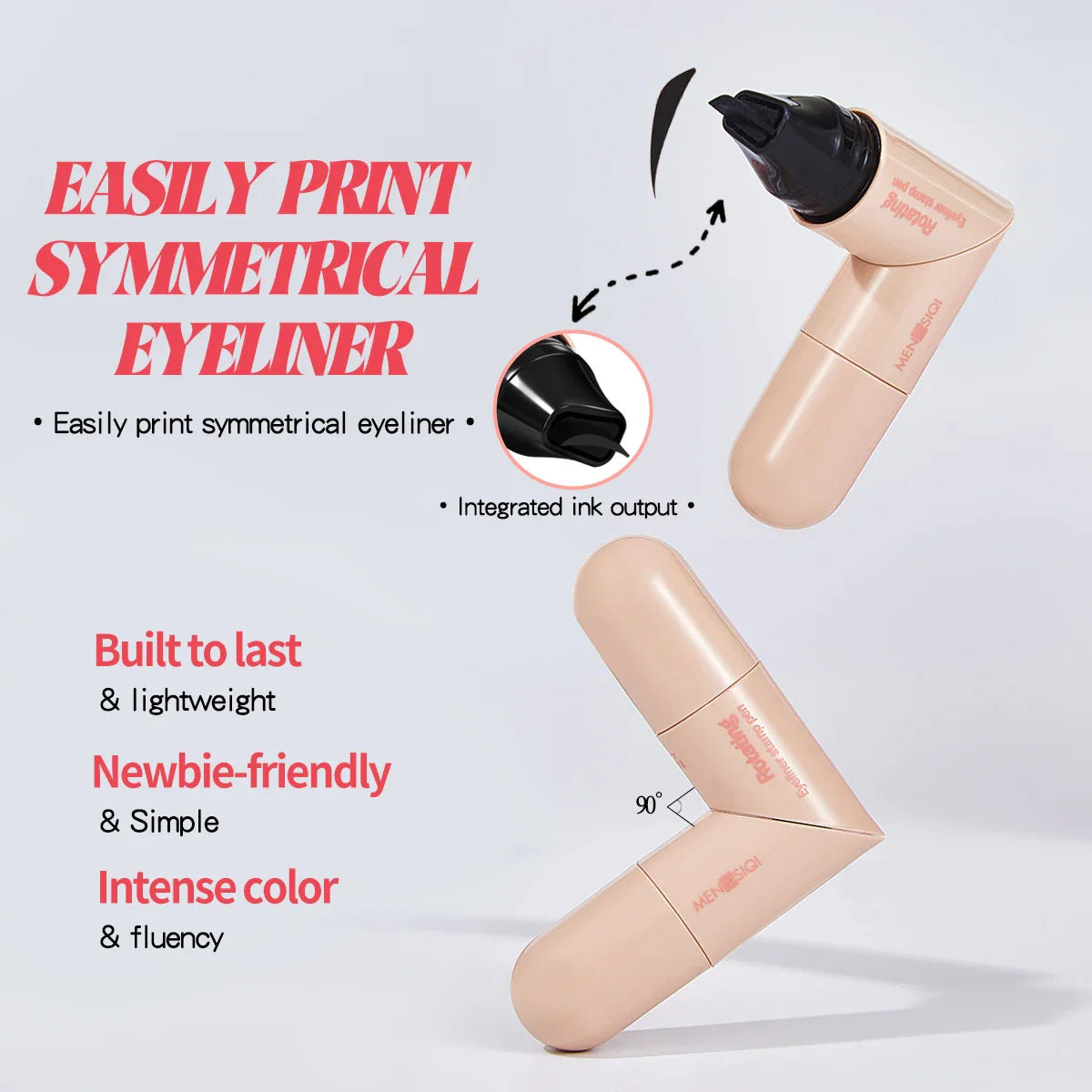 1 waterproof eyeliner pen, fast drying, durable, smooth and easy to color, can create a natural eye makeup LadyShow.Store