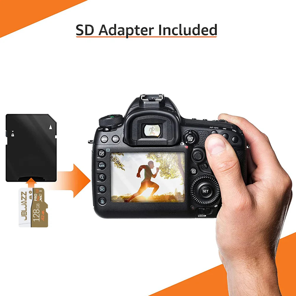 Micro TF SD Card Ultra SD Memory Card 64GB 256GB 512GB 128GB MicroSD U3 A2 4K TF Flash Cards for Xiaomi Phone Camera Table PC Pi-Mart