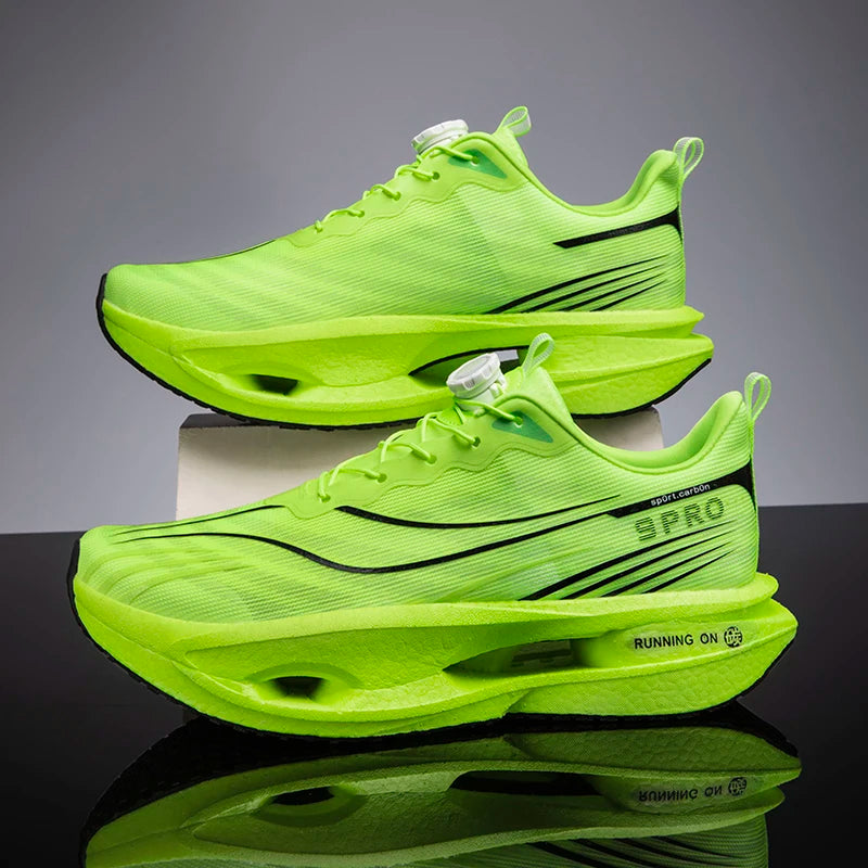 2026 Running Shoes Carbon Board Marathon Men Sports Breathable Lightweight Women's Comfortable Athletic Nonskid Casual Sneakers Pi-Mart