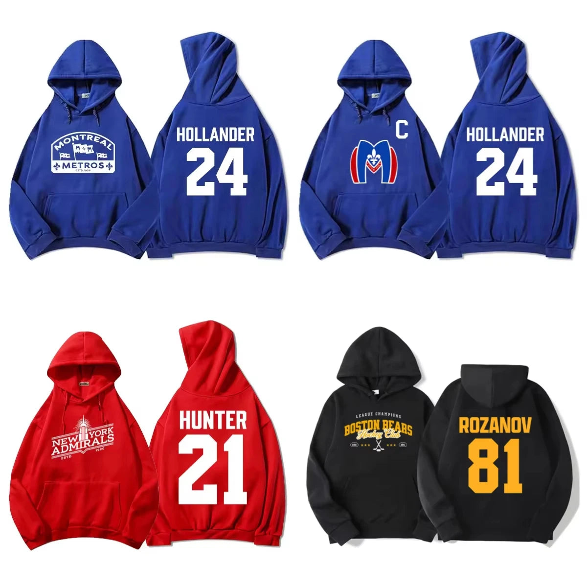 Cotton Hoodie Shirt Heated Rivalry TV Hoodies Shane Hollander 24 Llya Rozanov 81 Scott Hunter 21 Sweatshirt Men Women Streetwear Pi-Mart