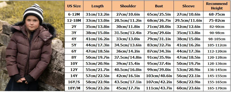 AP 2025 winter design waterproof fabric children down coat for girls and boys clothes Pi-Mart