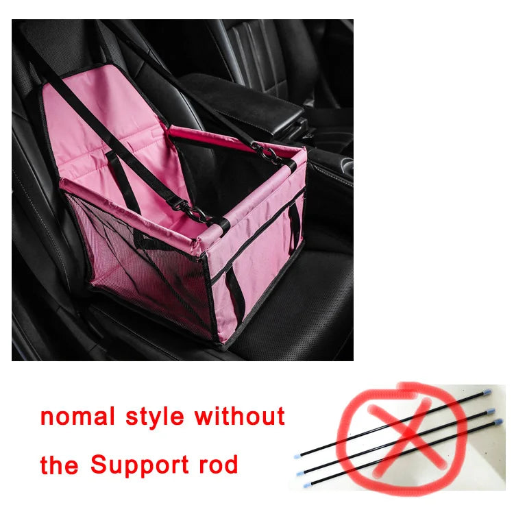 2025 High Quality Breathable Pets Carrier Car Seat Basket Safe Travel Carrier House Kennel Puppy Handbag Outdoor Pet Supplies Pi-Mart
