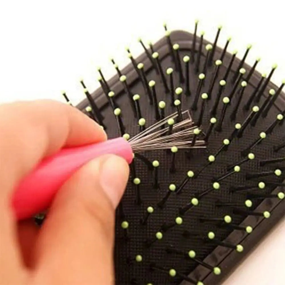 1PC Comb Hair Brush Cleaner Plastic Handle Cleaning Brush Remover Embedded Beauty Tools Cleaning Products Cleaning Supplies Pi-Mart