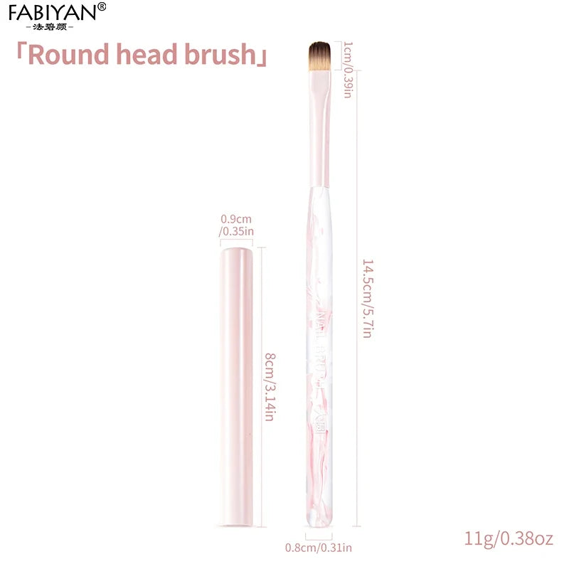 Nail Art Liner Brushes Elongated Lines Striping Drawing Painting Brushes For Manicure Beauty Salon Nails Products Manicure Tools Tri Light Beauty